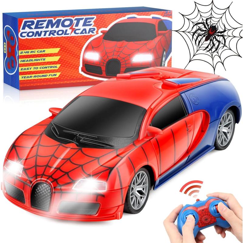 Remote Control   for : Spider Rc  for Boys  4-7   for Boys  4-7 Racing  Toys Spider Toys for Boys 4-6 Birthday Gift for  6 7 8 9 Year Old Boys Girls, Red