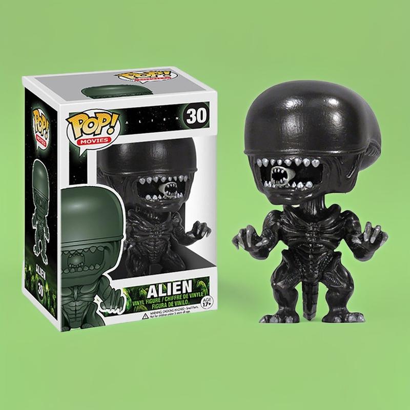 Funko POP Movies: Alien vs. Predator Alien Pop. Vinyl Figure - 3 3 4-inches tall