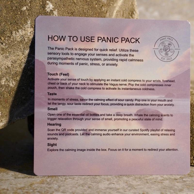 Sensory Oasis Kit for Panic Attacks and Stress Management - Aroma