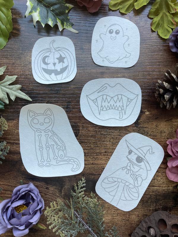 Cheerful Haunts Stick & Stitch Embroidery Sewing Pack