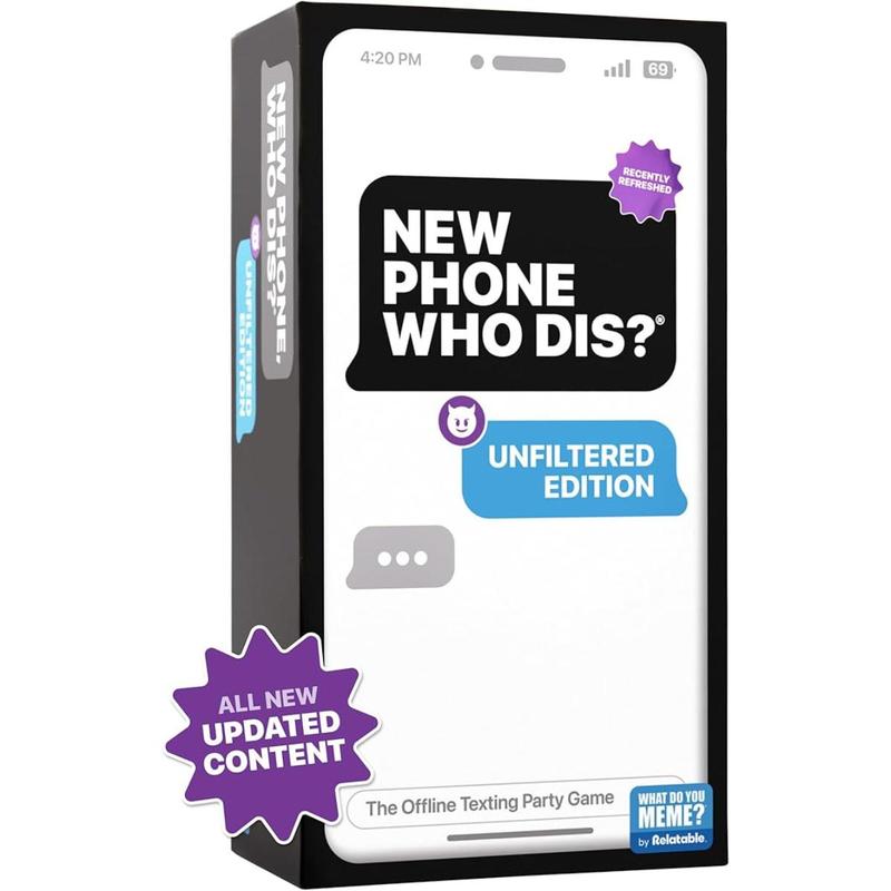 New Phone, Who Dis? - The Text Message Party Game for Adults