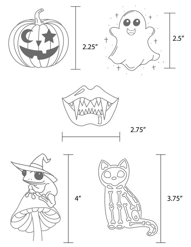 Cheerful Haunts Stick & Stitch Embroidery Sewing Pack