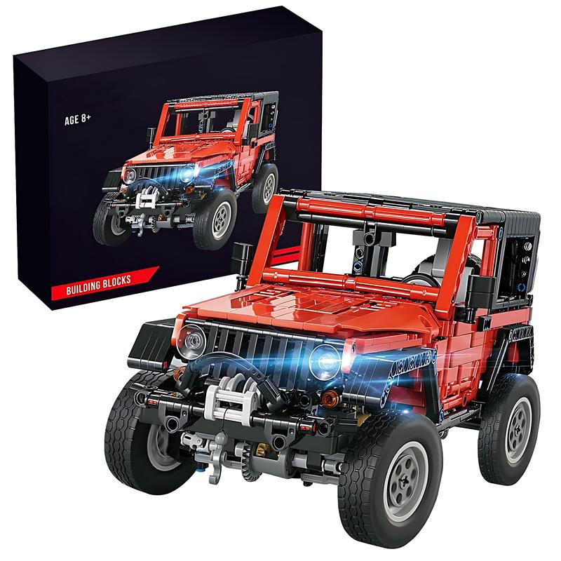 Nidonu-Off-Road Vehicle Model Building Setfor Adult Challenging, Car Building Toys Boys Aged 8 and above, 1287 Pieces Bricks collection pvc free