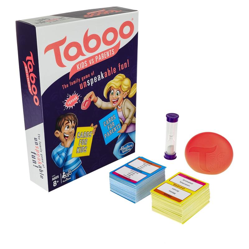 Taboo Kids Vs Parents The Family Game Of Unspeakable Fun Board Game Ages 8 and Up, 4+ Players