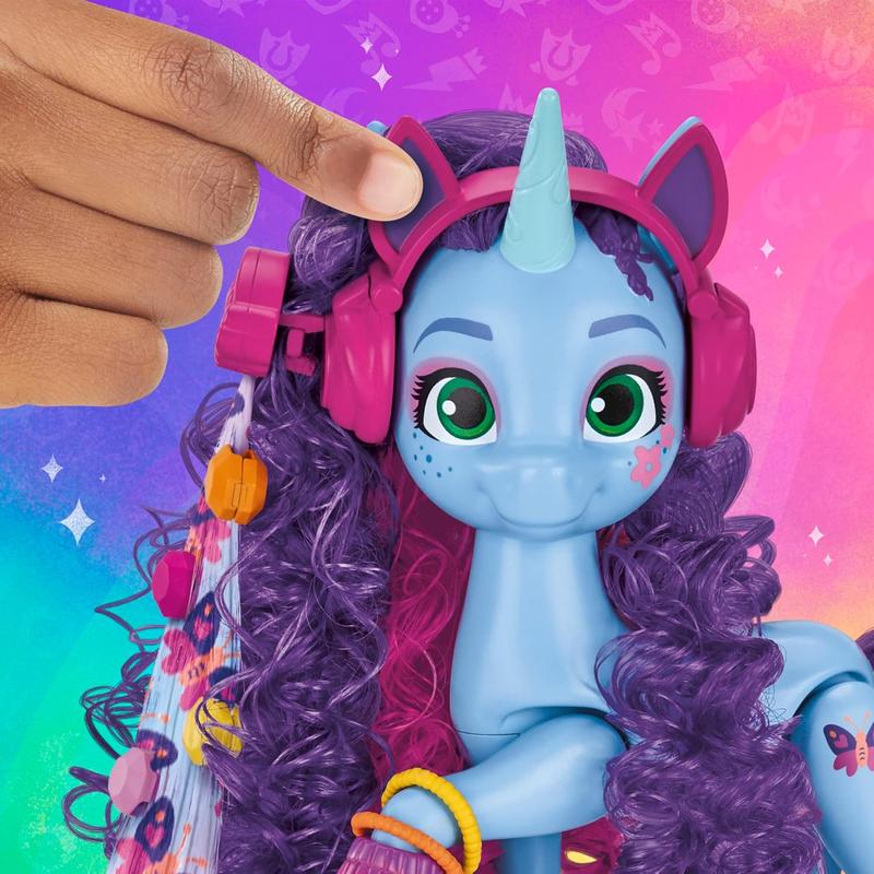 My Little Pony Toys Misty Brightdawn Style of The Day, 5-Inch Hair Styling Dolls, Toys for 5 Year Old Girls and Boys