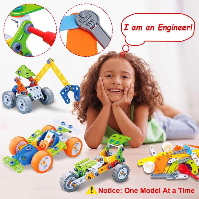 10 in 1 STEM Toys for 4 5 6 7 8+ Year Old Boy Girl Birthday Gifts Building Toys for Kids Ages 4-8 5-7 6-8 Educational Stem Activities for Boys 4-6 4-7 Construction Creative Games Christmas Idea Gift