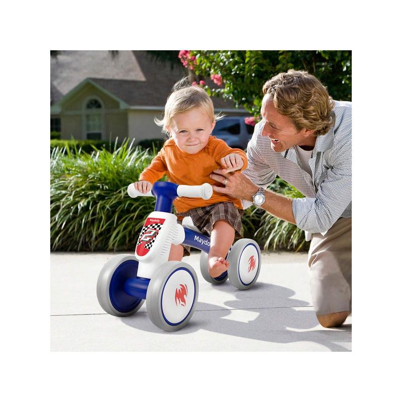 Maydolly Kids Banlance Bike For 1 Year Old Boys Girls Cute 10-24 Months Kids Toy First Birthday Gift No Pedal Toddler 4 Wheels Balance Bike