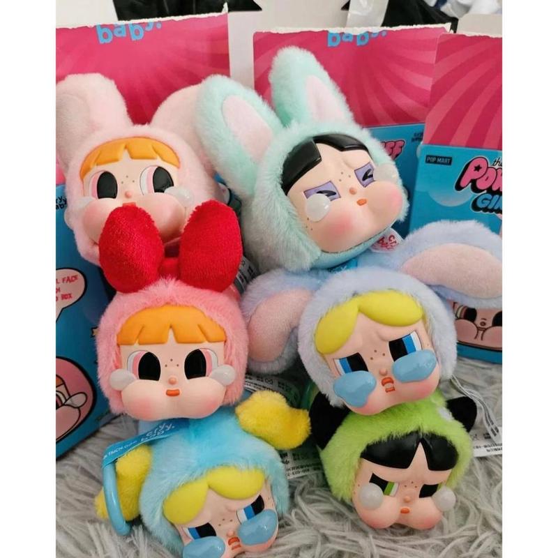 CRYBABY × Powerpuff Girls Series-Vinyl Face Plush - Pretty Decor (Rep 1.1 No Box)