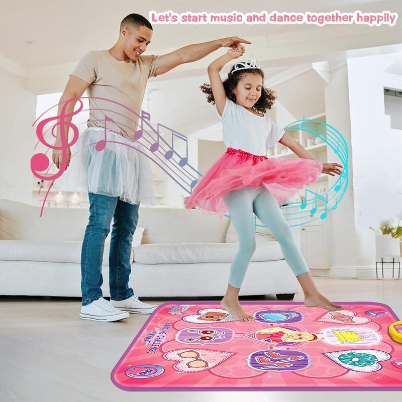 Unicorn Pattern Dance Mat, 1 Count Simulation Music Dance Game Mat, Multi-functional Game Blanket, Children's Dance Game Dance Mat