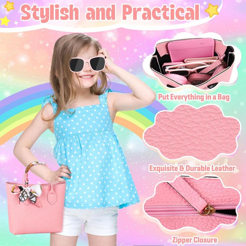 35PCS Little Girl Purse Toy Set, Toddler Purse Girl Toys Age 2-6 with Pretend Makeup, Play Kids Purse