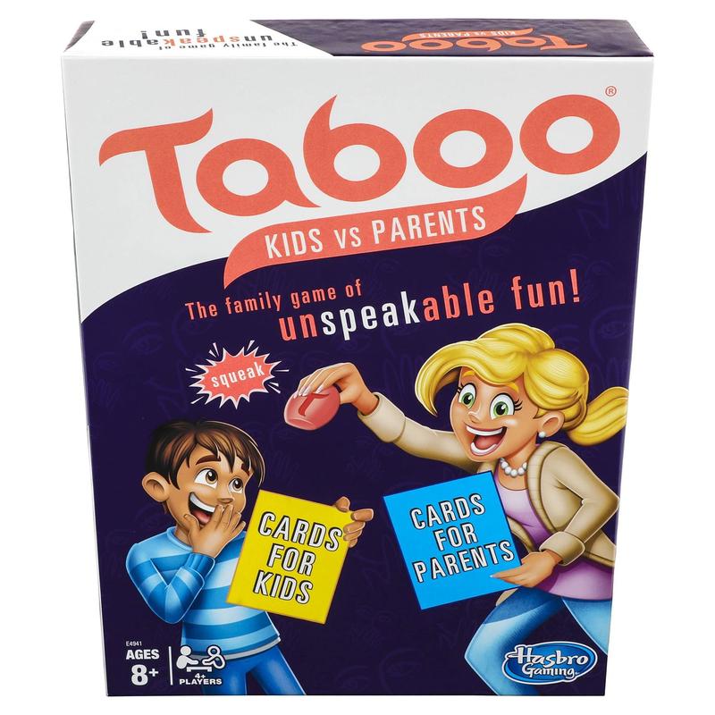 Taboo Kids Vs Parents The Family Game Of Unspeakable Fun Board Game Ages 8 and Up, 4+ Players