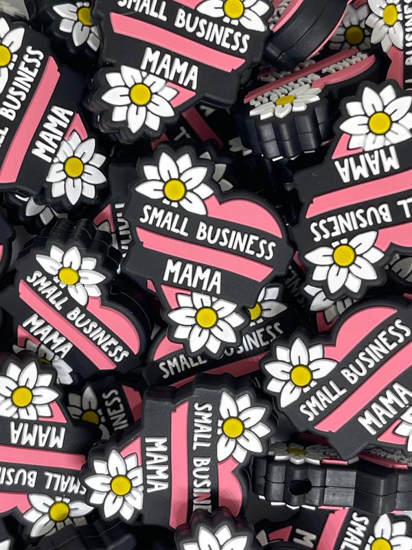 Small Business Mama Focal Beads | Boss Beads | Colorful Bead | Mom Bead | Boss Babe