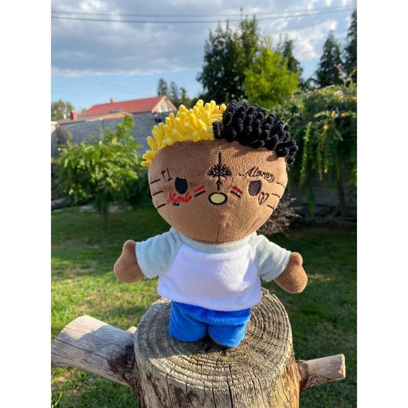 XXXTENTACION Plushie Custom Kitty Rapper Plush Design Soft Toy Gift