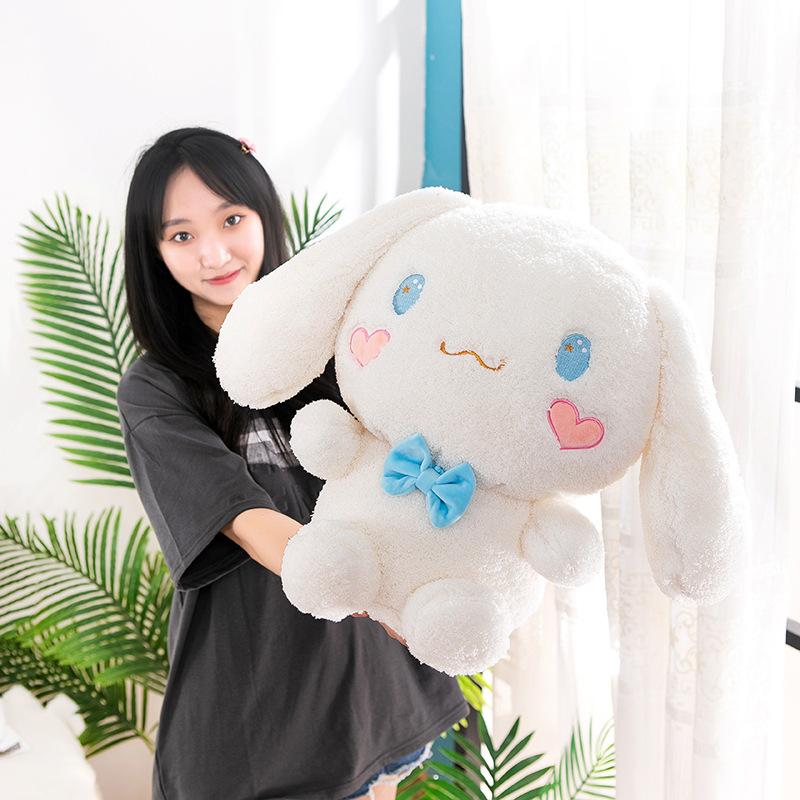 Anime Sanrio Kawaii Cinnamoroll Plush Toys Pillow Action Figure Stuffed Animal Comfort Soft Doll Children Toys Christmas Gift