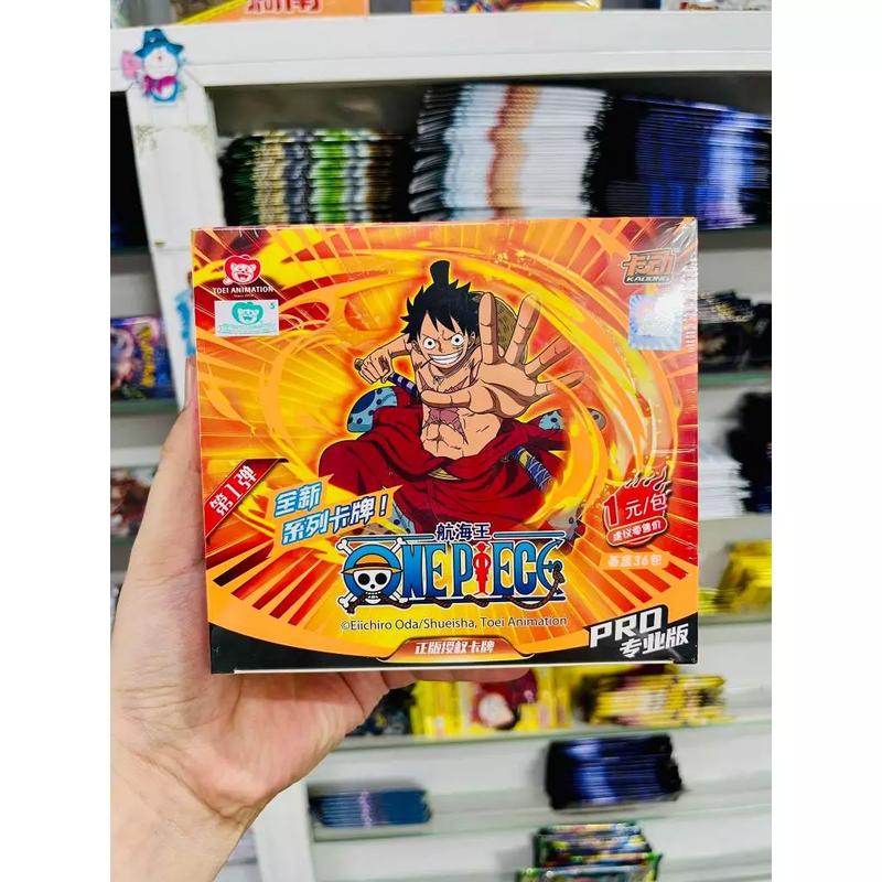 [TRENDING HOT] Card Box 5 random character cards per pack Anime One Piece Film RED 36 packs