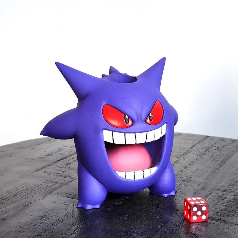 Custom Gengar Dice Tower - Enhance Your DND and Pokémon Gaming Experience!