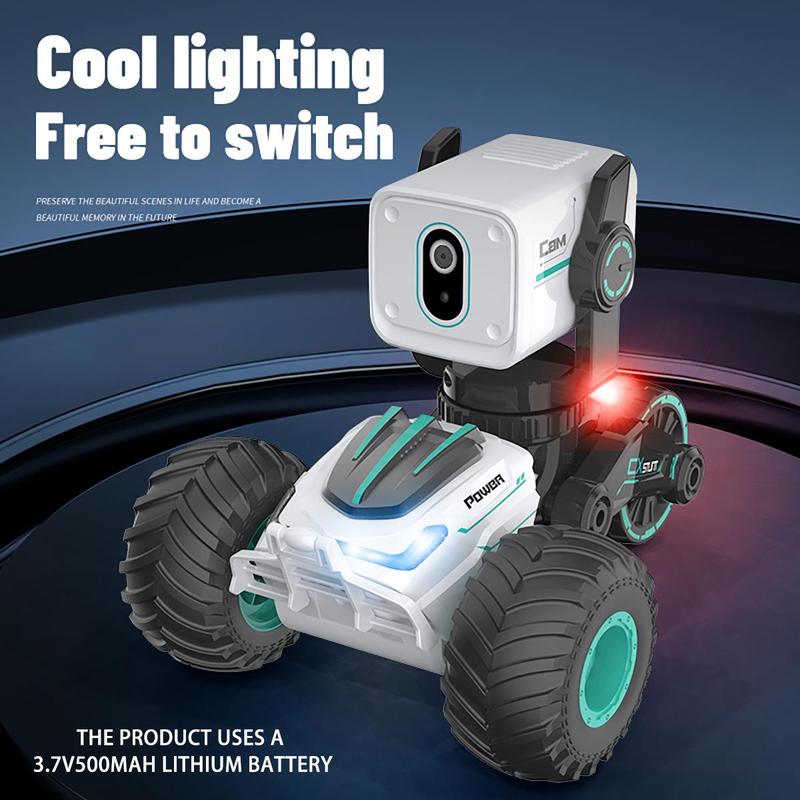 Remote Control Car, Rechargeable Electric Car with HD Camera, Remote Control Car with Light, Birthday Gift for Boys & Girls