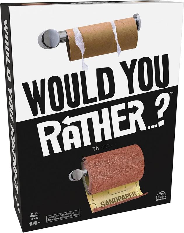 , Would You Rather? Funny Card Game for College, Friendsgiving Party , Adult Card , Christmas Gifts for Teens, for Ages 14+