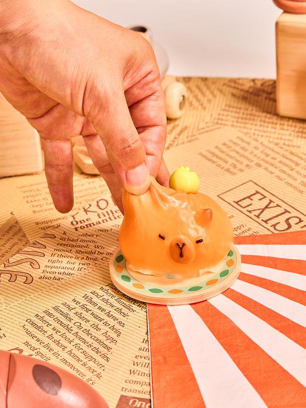 Tabasquishy Handmade Capybara Taba Squishy – Perfect Stress Relief Toy