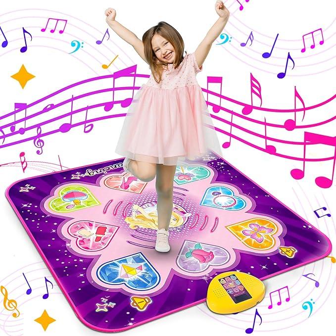 CHRISTMAS Dance Mat Toys for Girls with 7 Game Modes and LED Lights