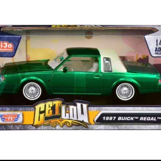 Motormax 1:24 Buick Regal Get Low Green Diecast Model Car