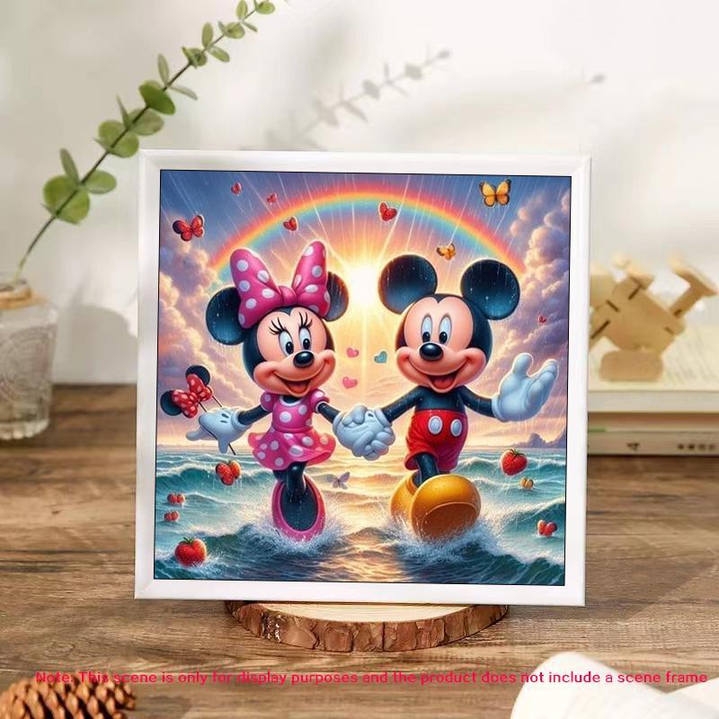 Cartoon Pattern DIY Diamond Arts Colorful Painting Kit without Frame, DIY 5D Diamond Arts Colorful Painting Kit for Home Wall Decor