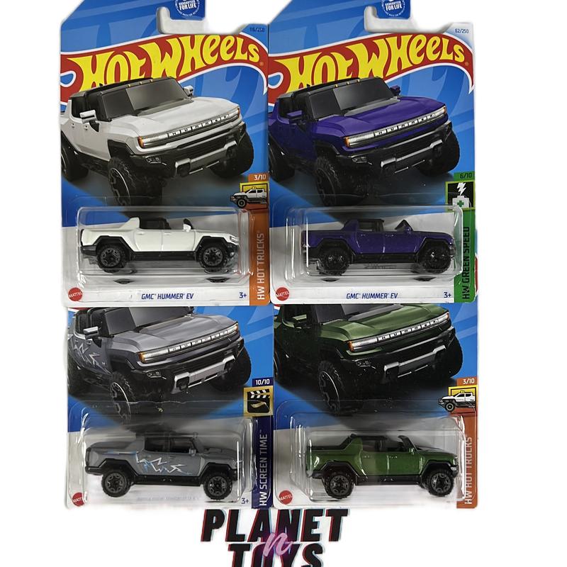 HOT WHEELS GMC HUMMER EV DIECAST CAR - SCALE 1:64