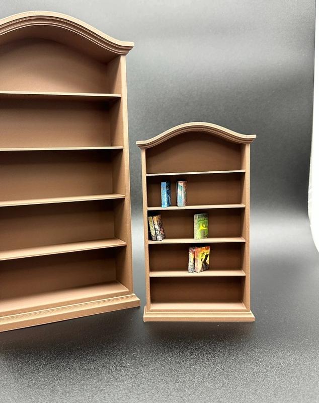 1 12 Scale Mini Bookshelf   Mini Books   Bookcase   Miniatures