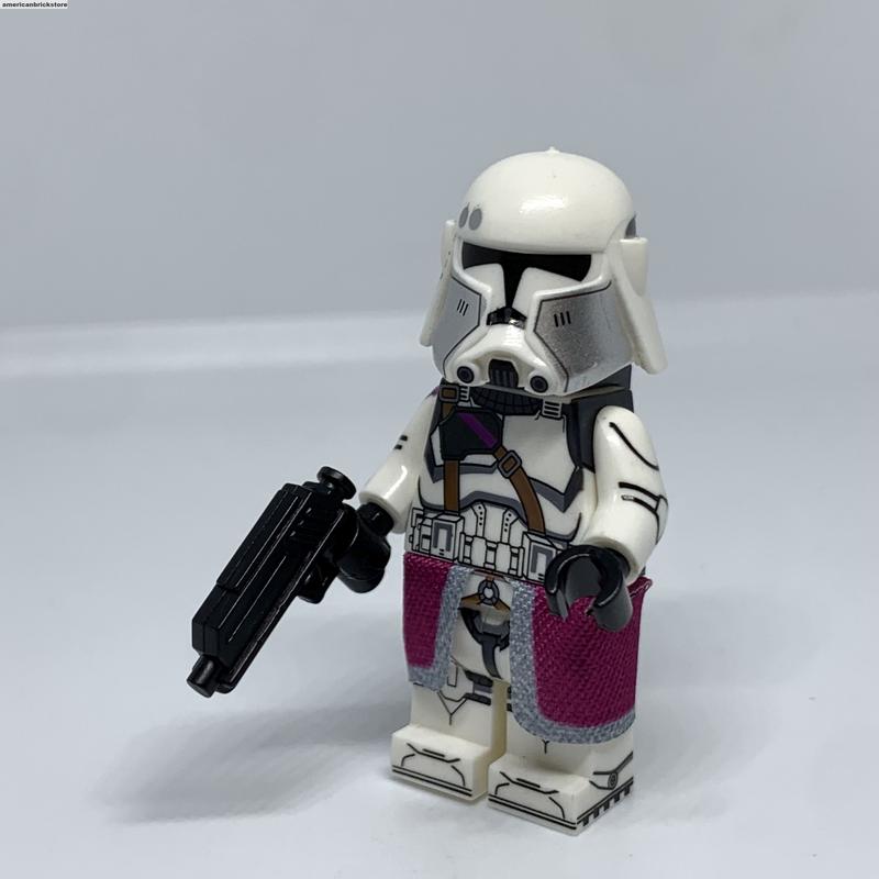 Commander Bacara Minifigure Star Clone Wars Clone Trooper Galactic Marine