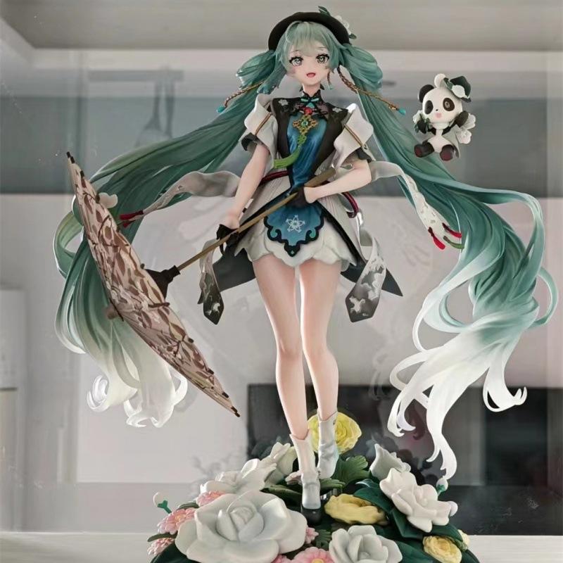 Hatsune Miku Snow Princess Long Hair Doll Girl Ornament Model Blind Box Like Doll Fortune Bag Secondary