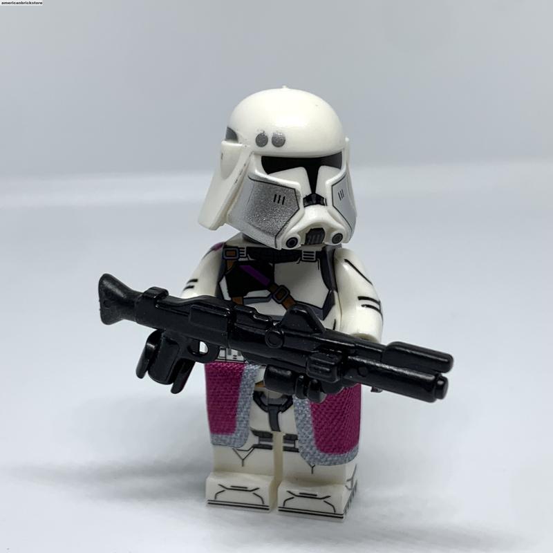 Commander Bacara Minifigure Star Clone Wars Clone Trooper Galactic Marine