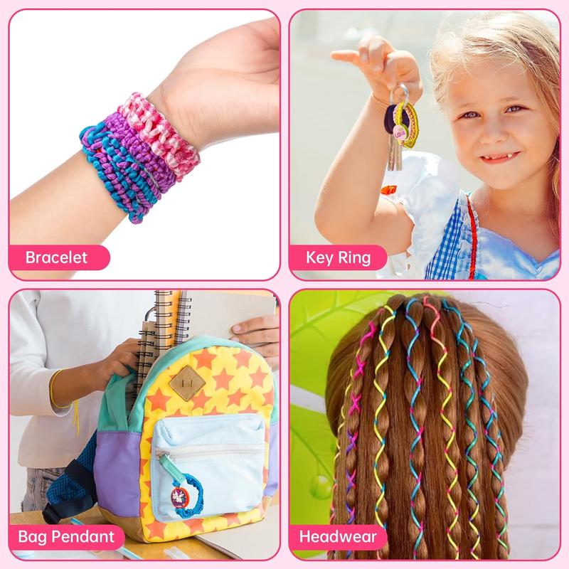 Friendship Bracelet Making Kit Gifts for Girls Toys 8-10 Year Old - Arts and Crafts for Kids Age 8-12, DIY Jewelry String Maker Craft Tool Kits, Christmas Birthday Gift for 8 9 10 11 12 Year Old Girls