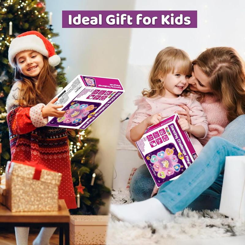 CHRISTMAS Dance Mat Toys for Girls with 7 Game Modes and LED Lights