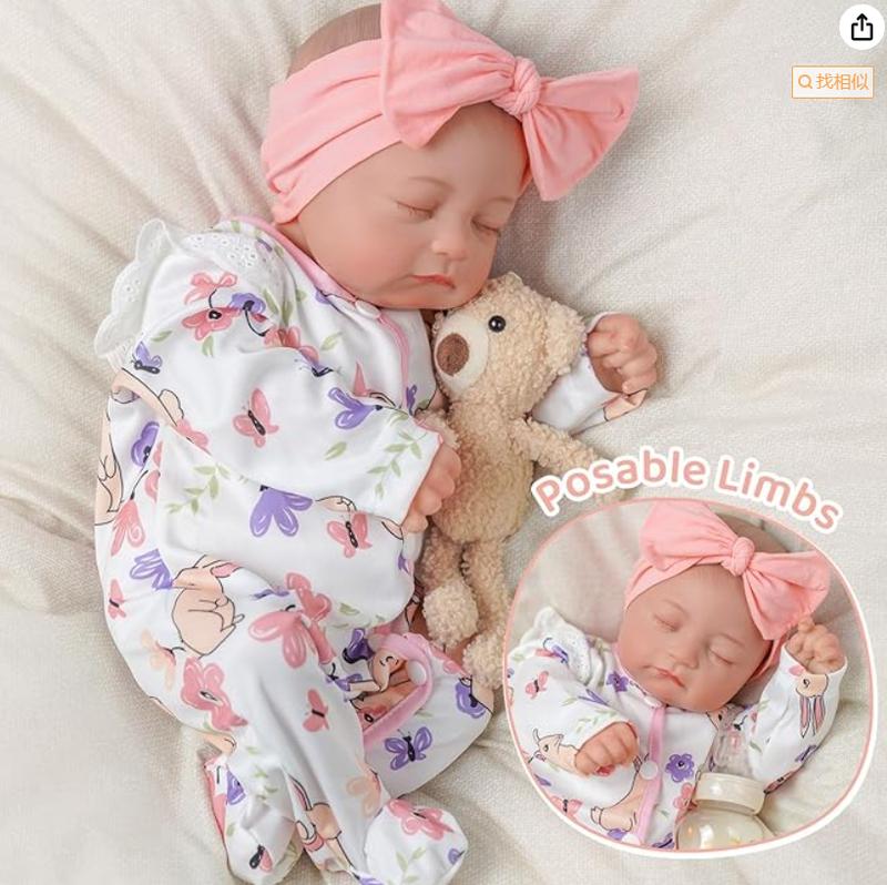 BABESIDE Reborn Baby Dolls Connie - 20 inch Soft Vinyl Realistic-Adorable Baby Doll Real Life Lifelike Baby Dolls with Complete Accessories Perfect for Cuddling, Playtime, and Gift Giving