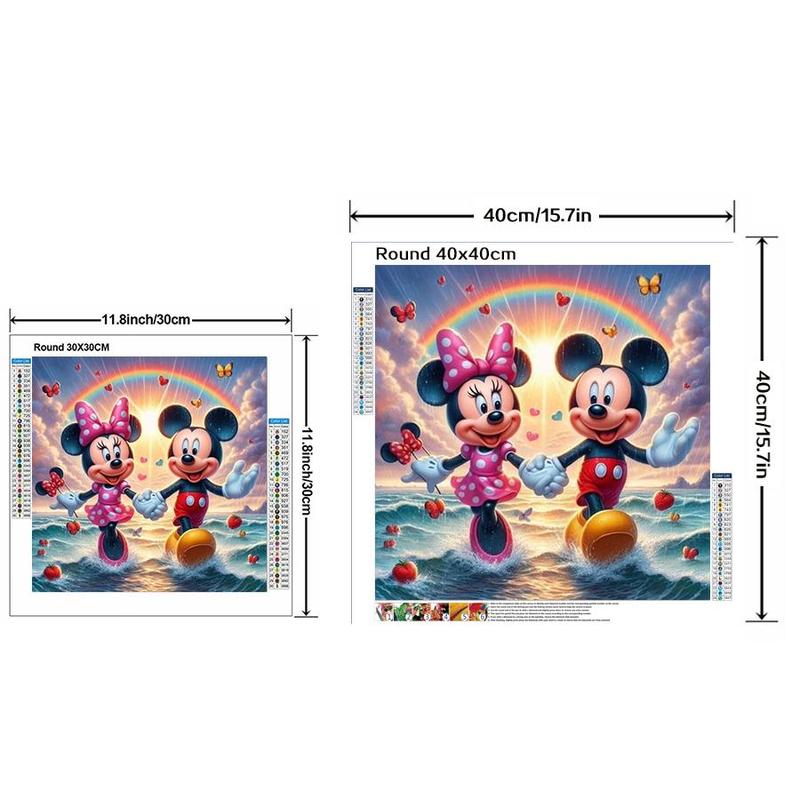 Cartoon Pattern DIY Diamond Arts Colorful Painting Kit without Frame, DIY 5D Diamond Arts Colorful Painting Kit for Home Wall Decor