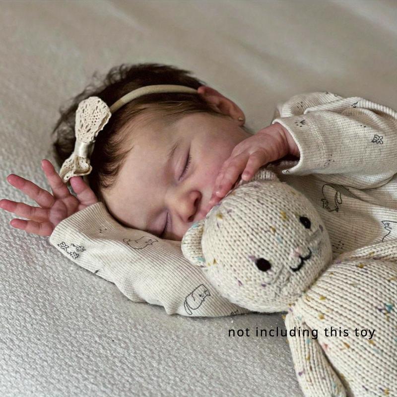 50CM Asleep Realistic silicone reborn doll,soft vinyl, perfect birthday Christmas Halloween gift Thanksgiving Day gift for girls boys gifts