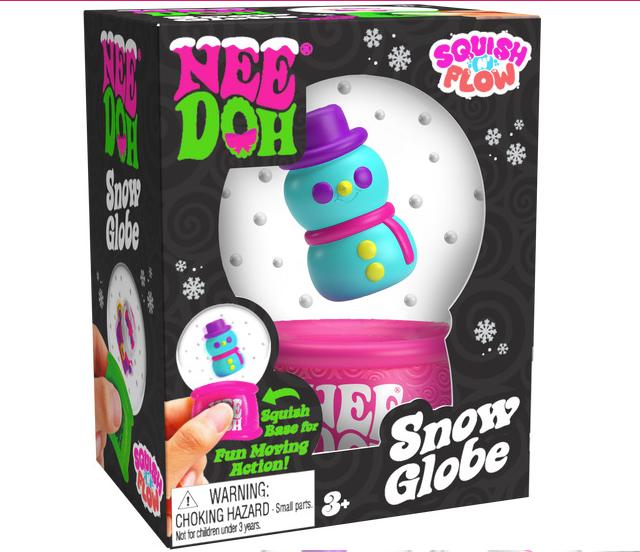 New!!! Hot!!! (best seller) - Schylling NeeDoh Squishmas Squish N' Snow Globes - Christmas Squeeze Toy - Assorted Colors - Ages 3 to Adult - black friday sale off41%