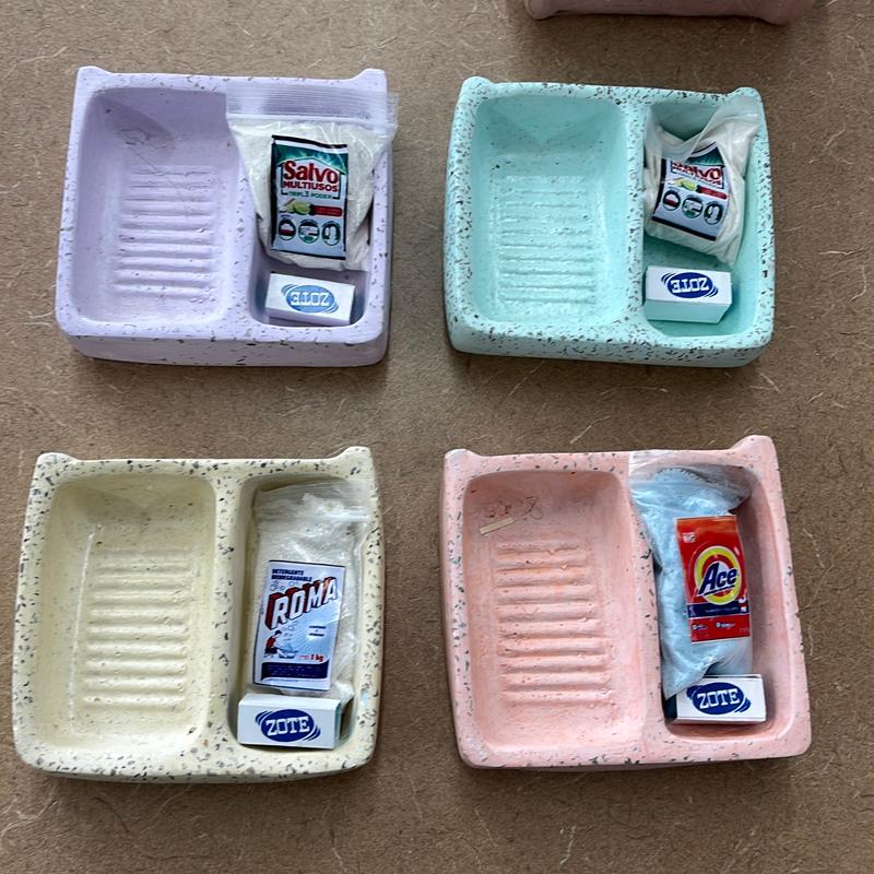 Mini laundry decor