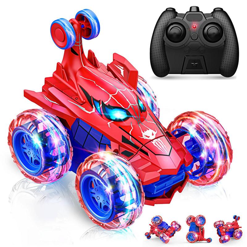 Spider Design Remote Control Car Toy, 1 Box High Speed Drift Off-road Truck Toy & Accessories with Cool Light, All Weather Truck Car Toy for Kids