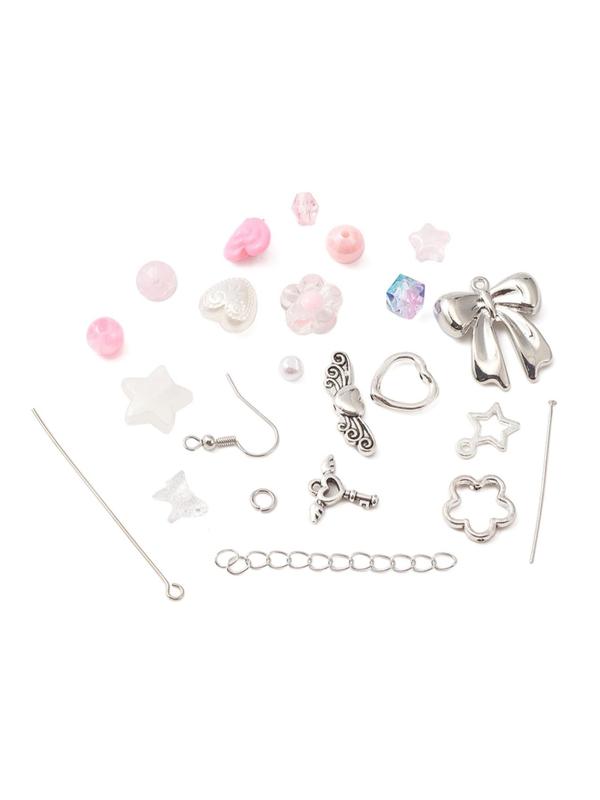 Cute Mixed Shaped Beads & Pendants, DIY Jewelry Making Kit, Jewelry Making Supplies for Bracelet & Necklace & Earrings for Women & Girls