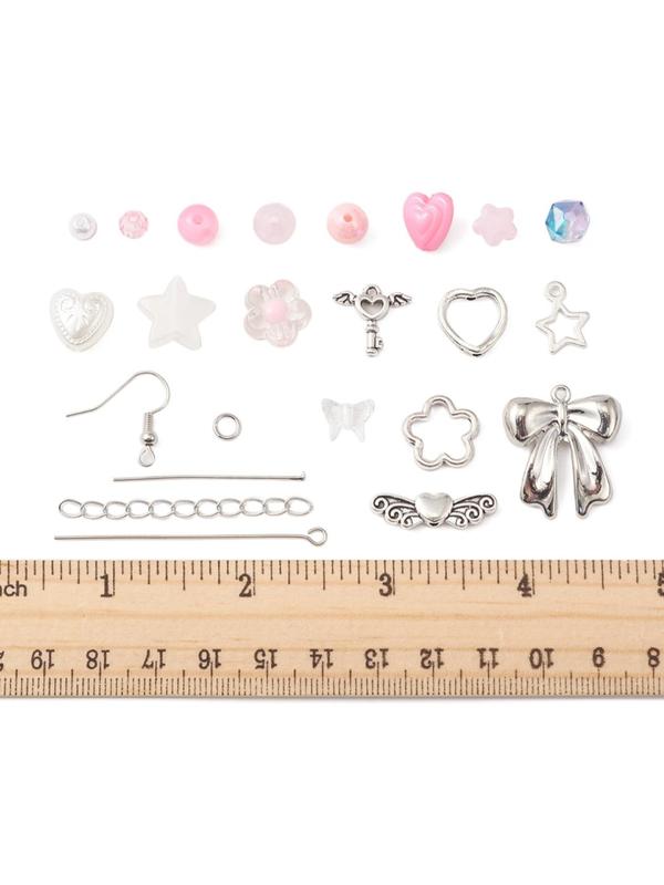 Cute Mixed Shaped Beads & Pendants, DIY Jewelry Making Kit, Jewelry Making Supplies for Bracelet & Necklace & Earrings for Women & Girls