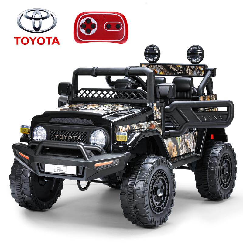 12v Kids Car, Kids Electric Car, Kids' Electric Vehicles, Kids Cars to Drive, LED Lights, Horn, Radio, USB AUX MP3, Ride on Toys, Electric Car for Kids, Black