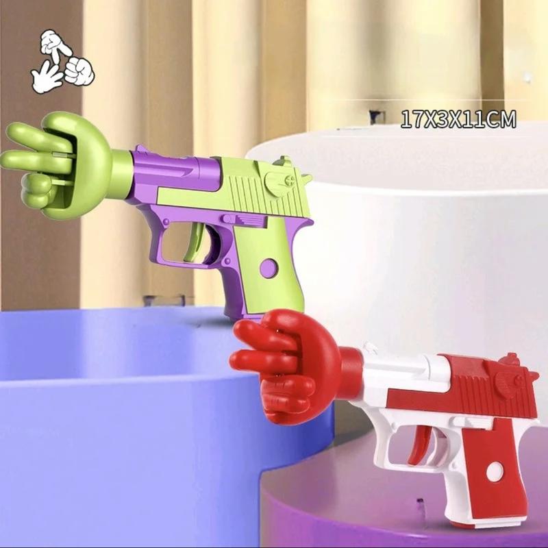 Multiplayer Rock-Paper-Scissors Battle Game - Finger Game Gun, Creative Stress Relief Tool for Parties