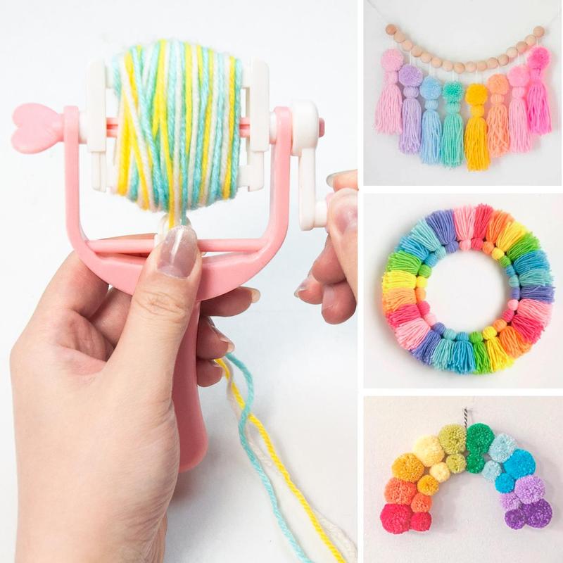 Pom Pom Maker, DIY Pom Pom Maker, Pom Pom Ball Maker, Fluffy Pom Pom Maker, Tassel Maker, Knitting Craft Project Supplies