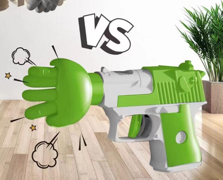 Multiplayer Rock-Paper-Scissors Battle Game - Finger Game Gun, Creative Stress Relief Tool for Parties