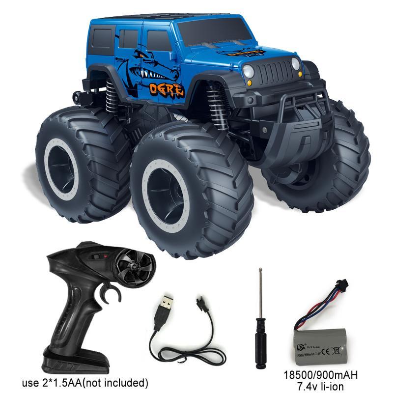 Remote Control Car, 1 Set Waterproof Off-road Car with Remote Control, Rechargeable Electric Car Toy for Kids, Birthday Gift for Boys & Girls