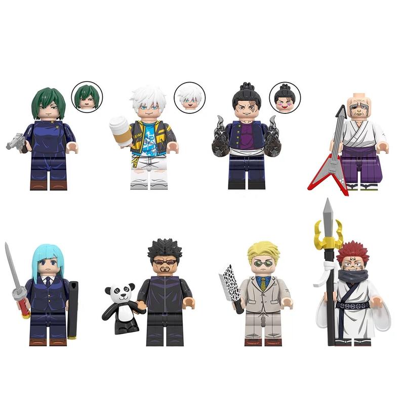 Jujutsu Kaisen Mini Figure Set Wave 2 - 8-Piece Custom Building Block Set