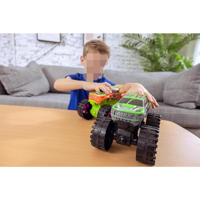 Exploding Monster Truck Toy with Explosive Crash Sounds and Lights, Smash It Up Again and Again, Monster Truck Toys for Boys Kids Ages 4-7 & Above Toys for 3 Year Old Boys Gift