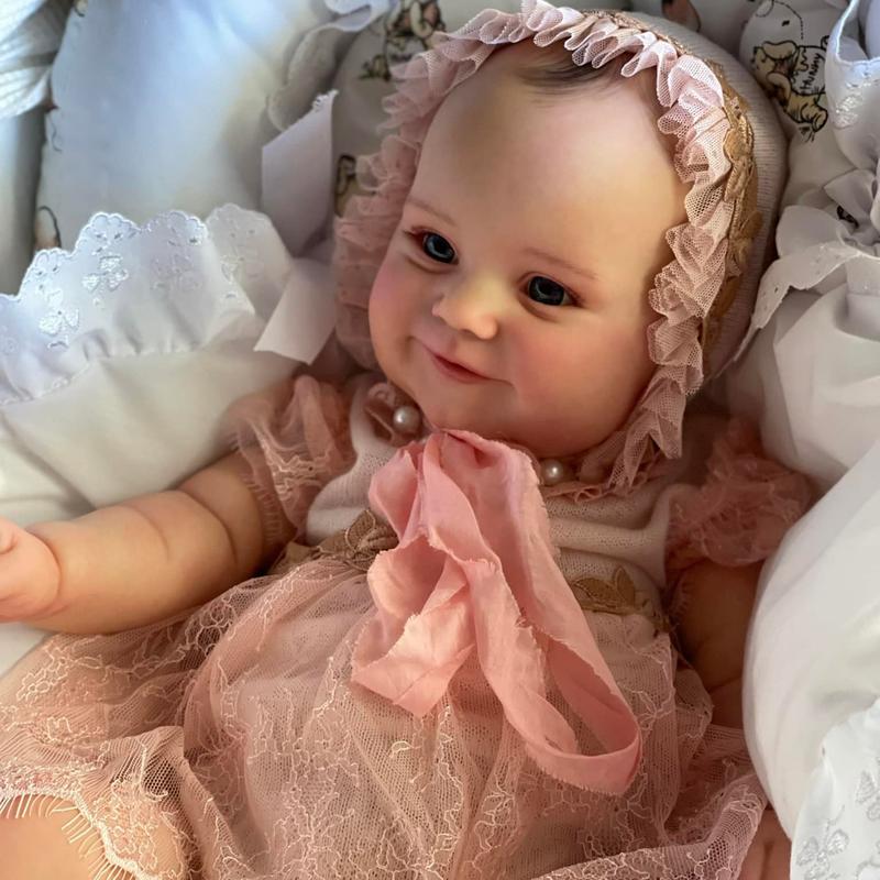 24in Lifelike Soft Silicone Reborn Doll - 60cm Handmade Art Toy with 3D-Paint Skin, Realistic Blood Vessels, and Unique Birthday Gift Idea