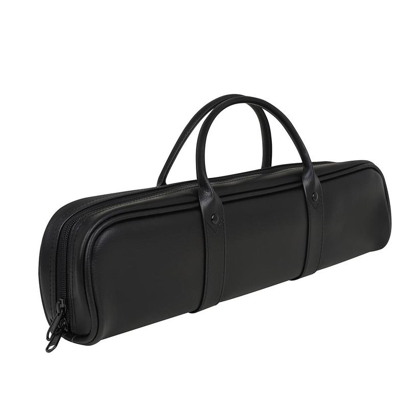 16 Hole Flute Case, PU Leather Flute Case with Strap, Musical Instrument Storage Bag, Music Accessories for Home & School